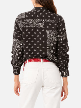 Camisa de lino negro Alodie Tex 