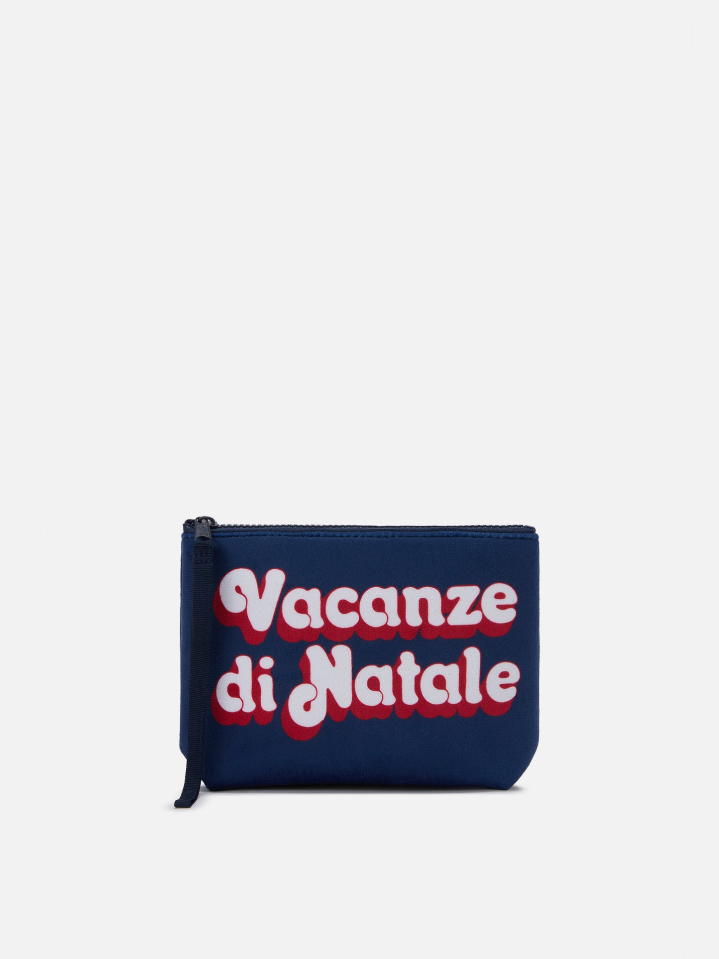 Pochette Aline effetto lana con stampa Vacanze di Natale | VACANZE DI NATALE SPECIAL EDITION