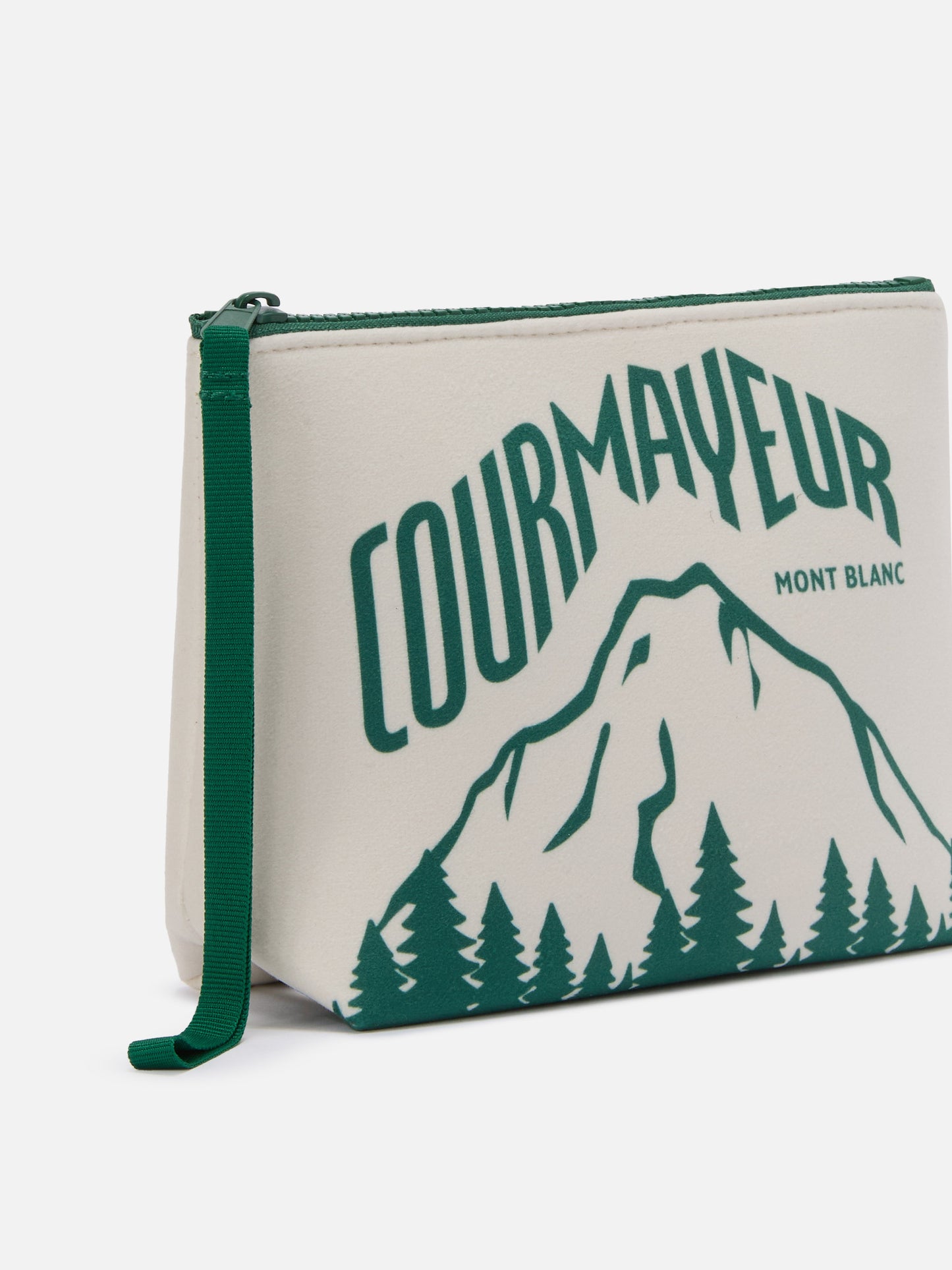 Pochette Aline effetto lana con stampa Courmayeur | COURMAYEUR SPECIAL EDITION