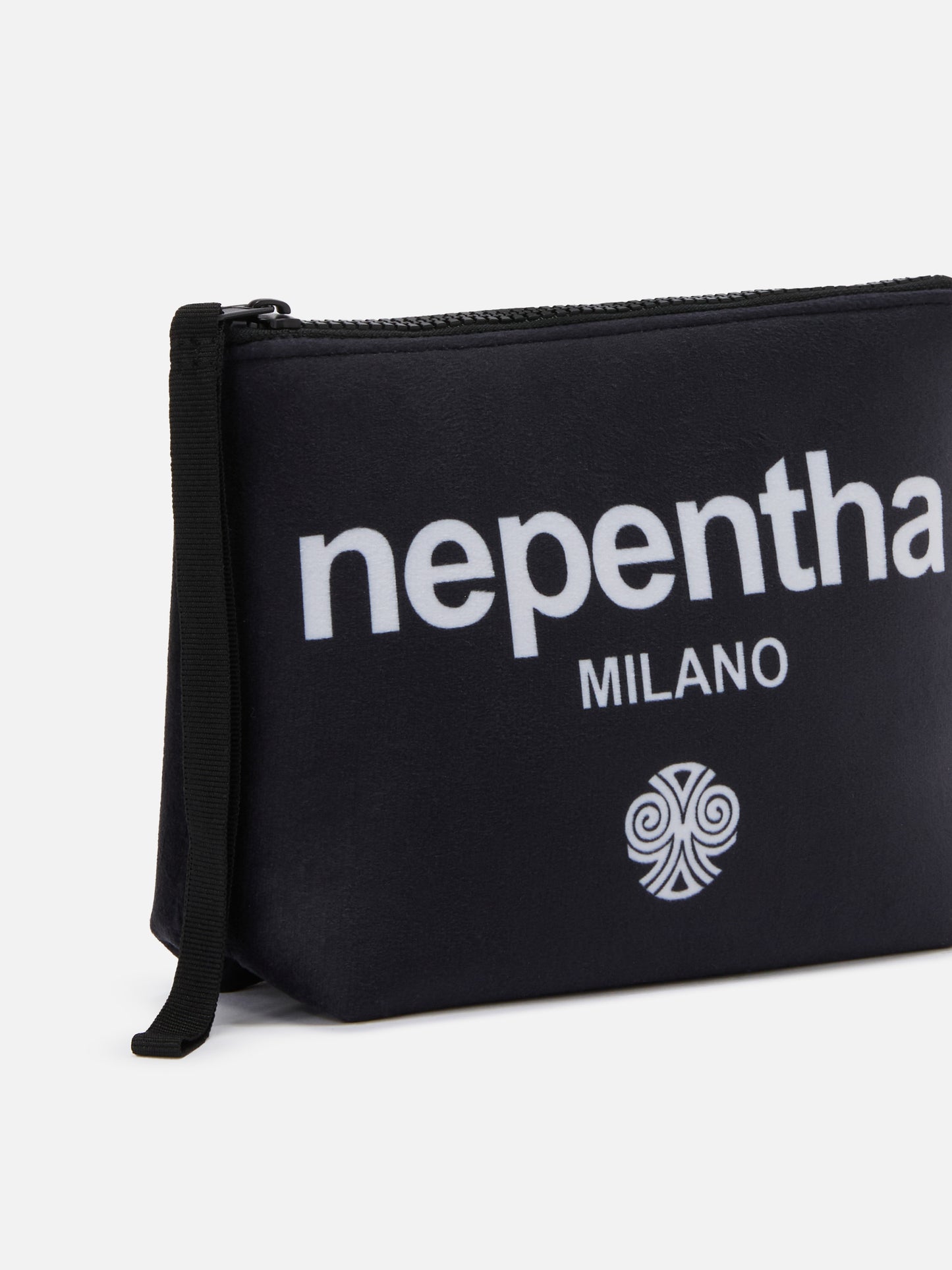 Aline Pouch in wool-effect fabric with Nephenta print | NEPENTHA SPECIAL EDITION