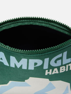 Aline-Pouch aus Stoff in Wolloptik mit Campiglio-Print