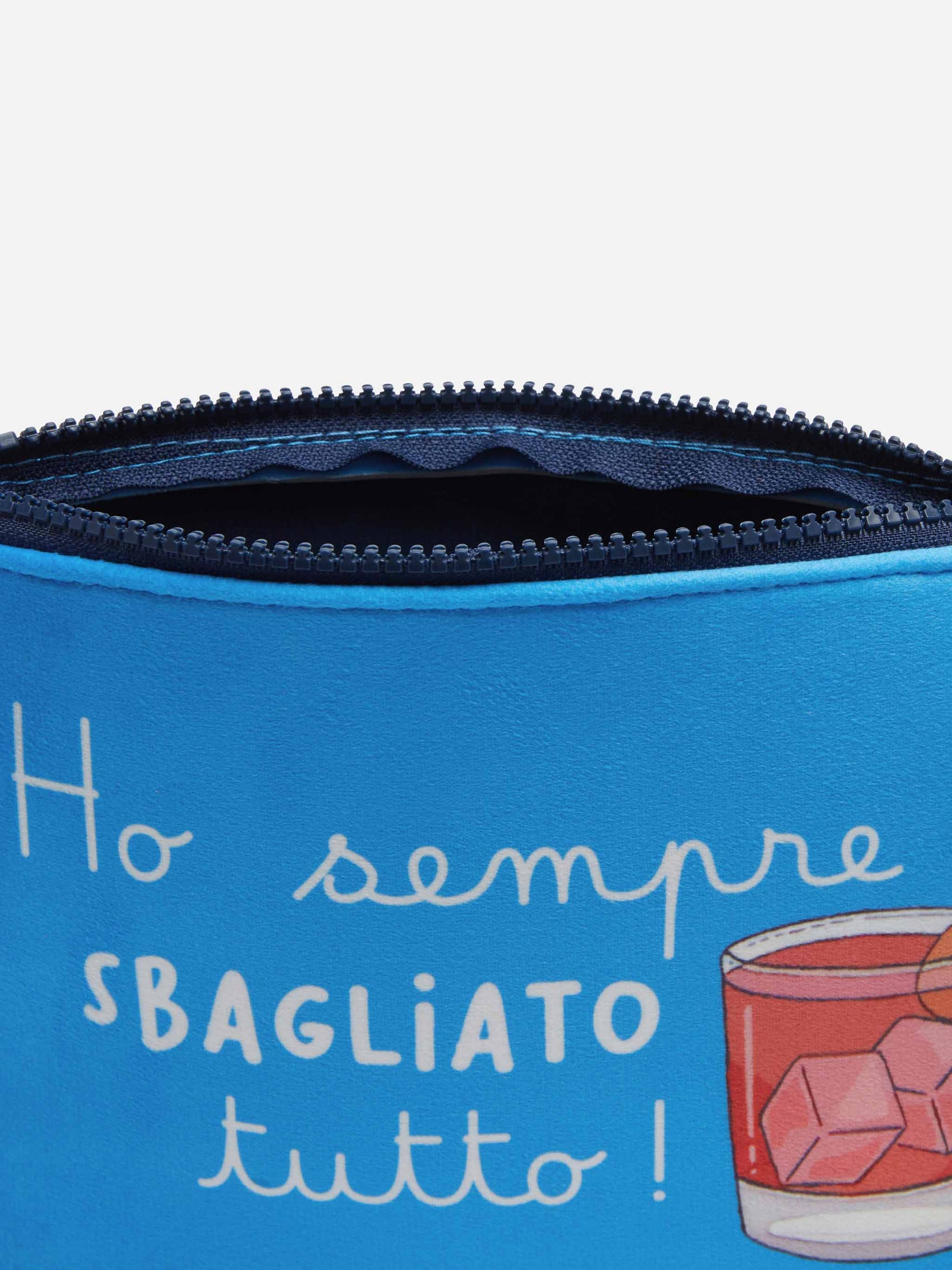 Wooly pochette Aline with Ho sempre sbagliato tutto print - MC2 Saint Barth