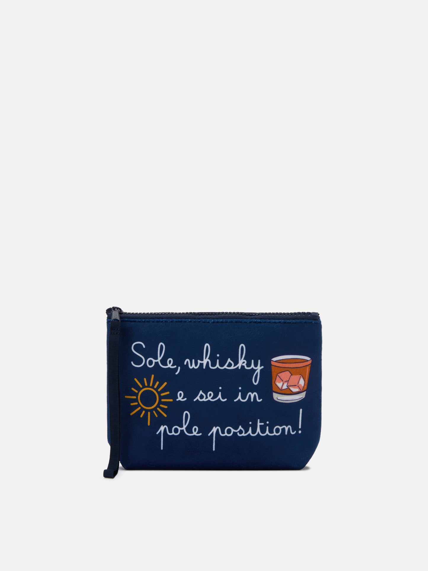 Wooly pochette Aline with Sole, whisky...print | VACANZE DI NATALE SPECIAL EDITION