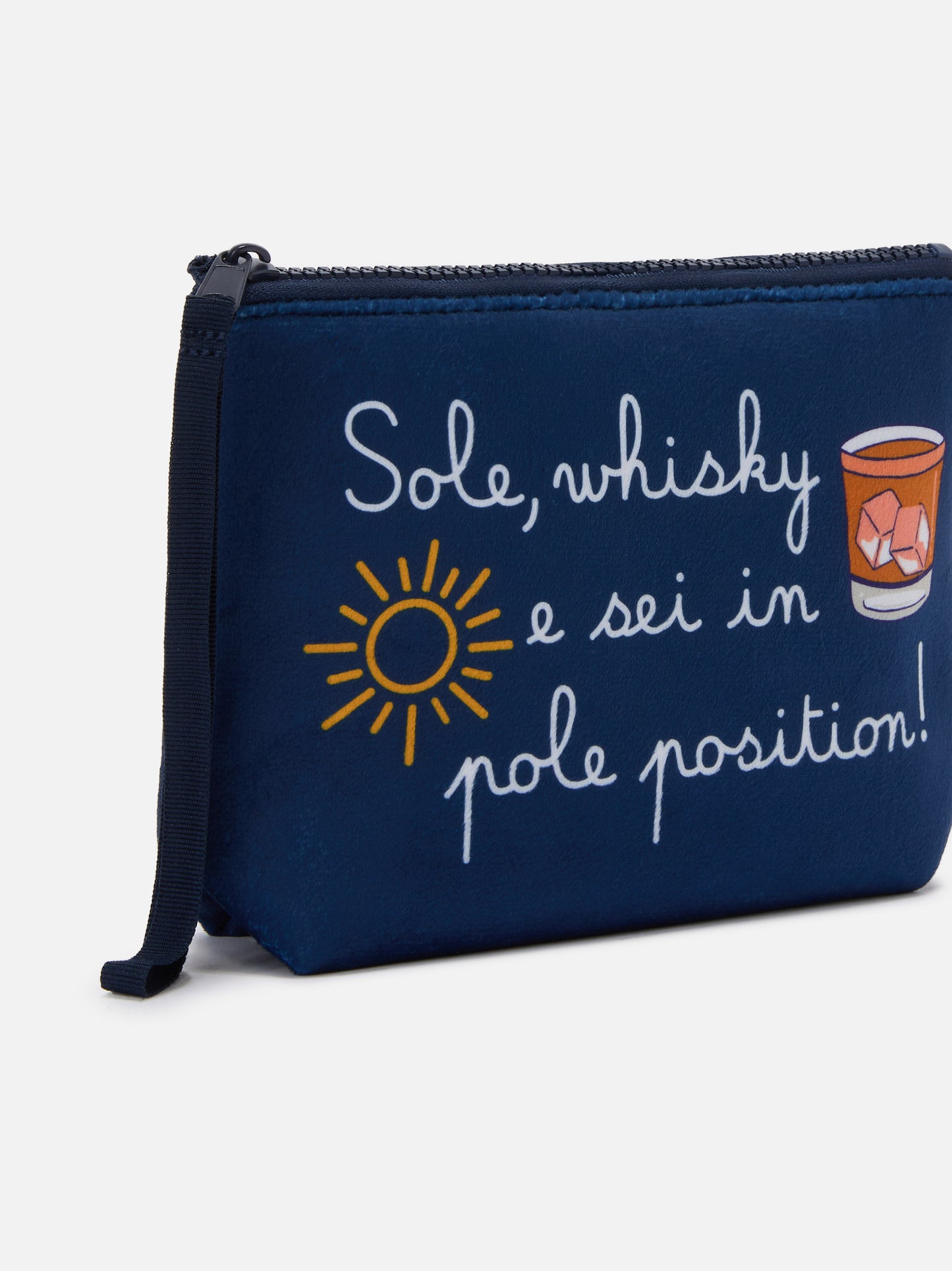 Wooly pochette Aline with Sole, whisky...print | VACANZE DI NATALE SPECIAL EDITION