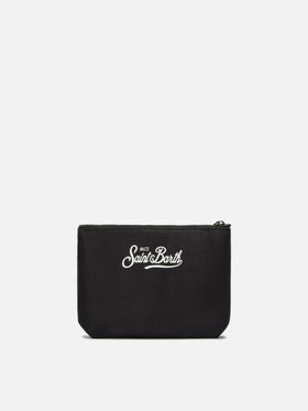 Aline Pouch in wool-effect fabric with Vip Club print | VIP CLUB SPECIAL EDITION