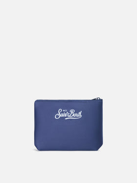 Azul marino blue Aline pochette con estampado Gin Tonic 