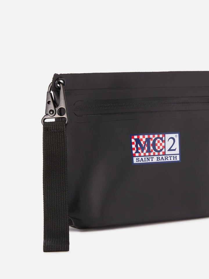 Aline Aqua Waterproof PVC black pouch