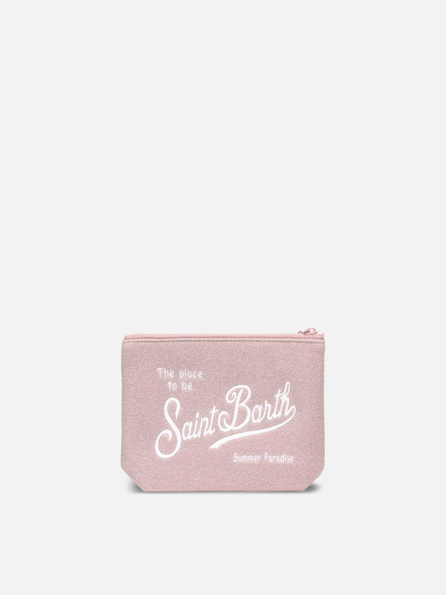 Aline Pochette aus rosa Lurex