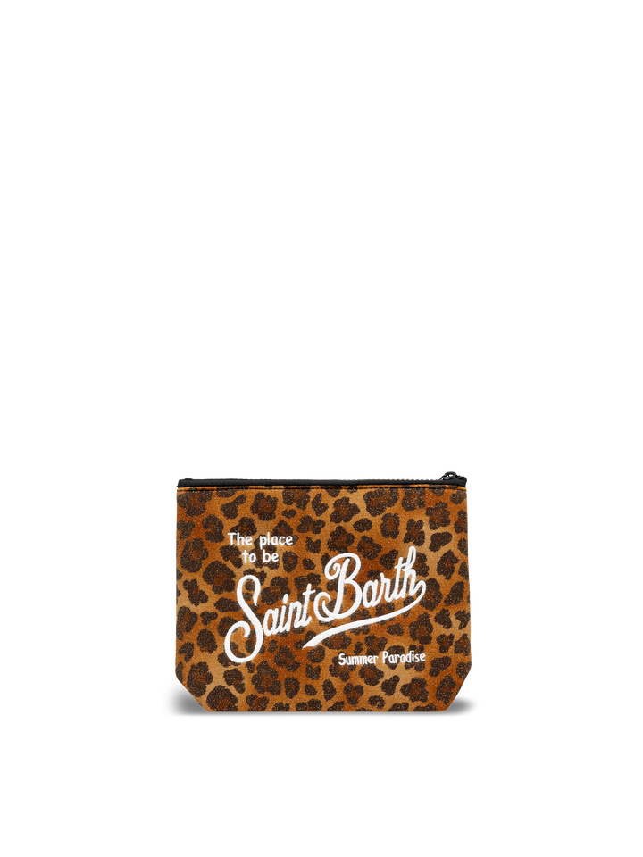 Aline lurex pochette with animalier print - MC2 Saint Barth