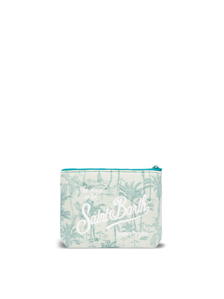 Aline lurex pochette with toile de jouy print - MC2 Saint Barth