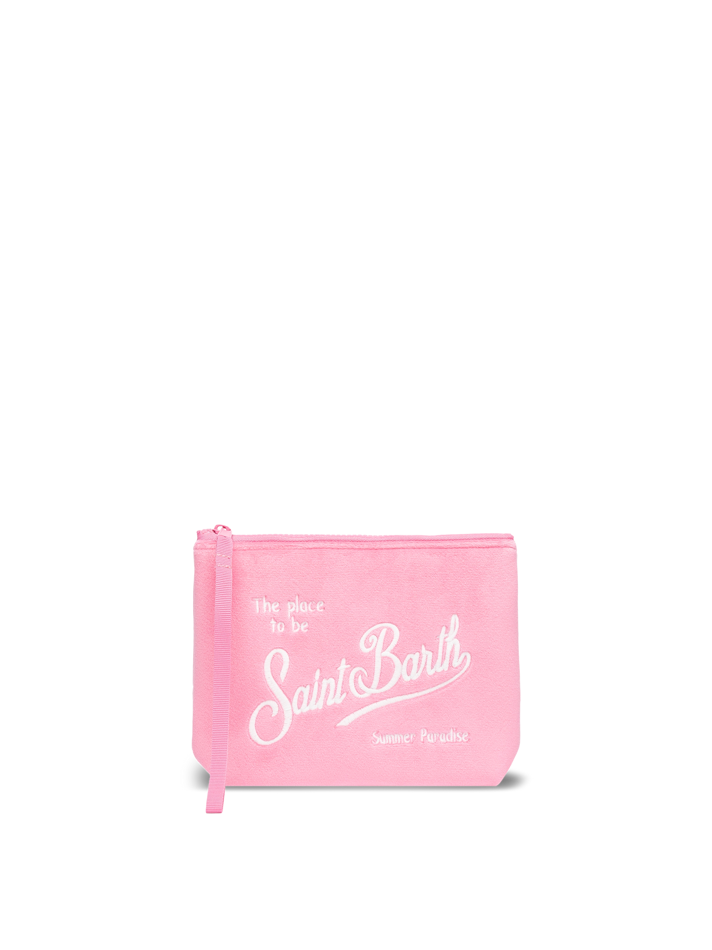 Aline pink velvet pochette - MC2 Saint Barth