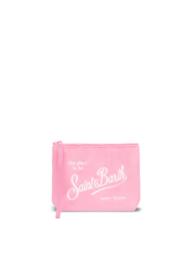 Aline pink velvet pochette - MC2 Saint Barth