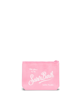 Aline pink velvet pochette - MC2 Saint Barth