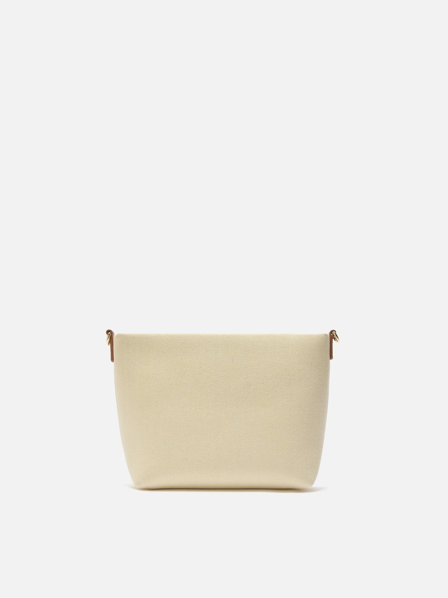 Bolso Aline en lona con detalles de piel 