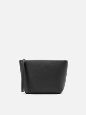 Pochette Aline Pouch in pelle nera