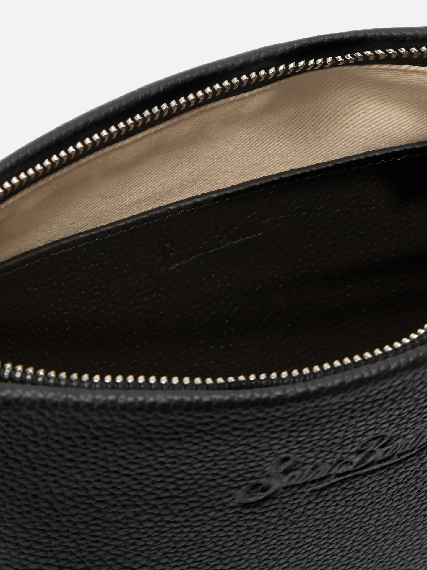 Pochette Aline Pouch in pelle nera