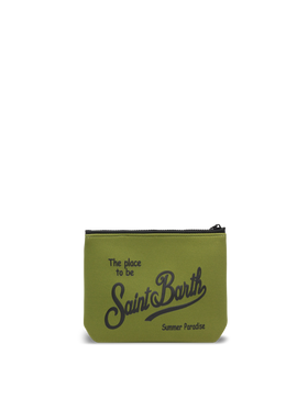 Aline military green scuba pochette - MC2 Saint Barth