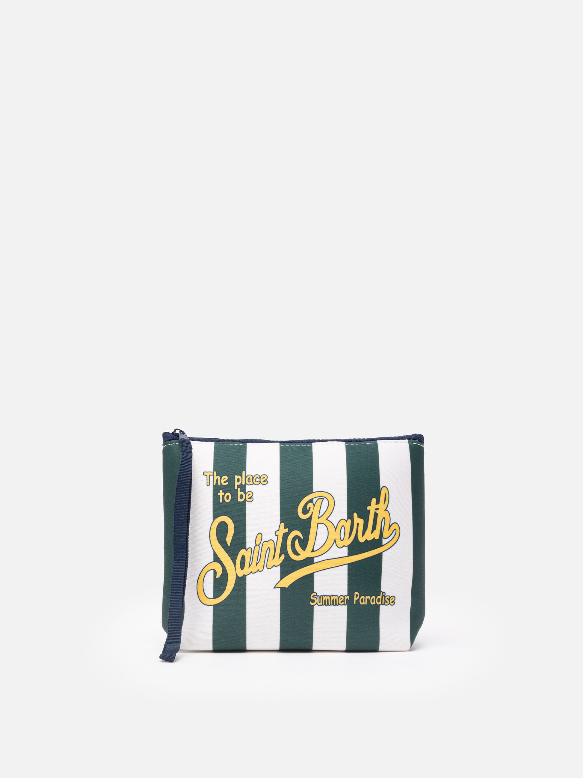 Aline scuba pochette with striped print - MC2 Saint Barth