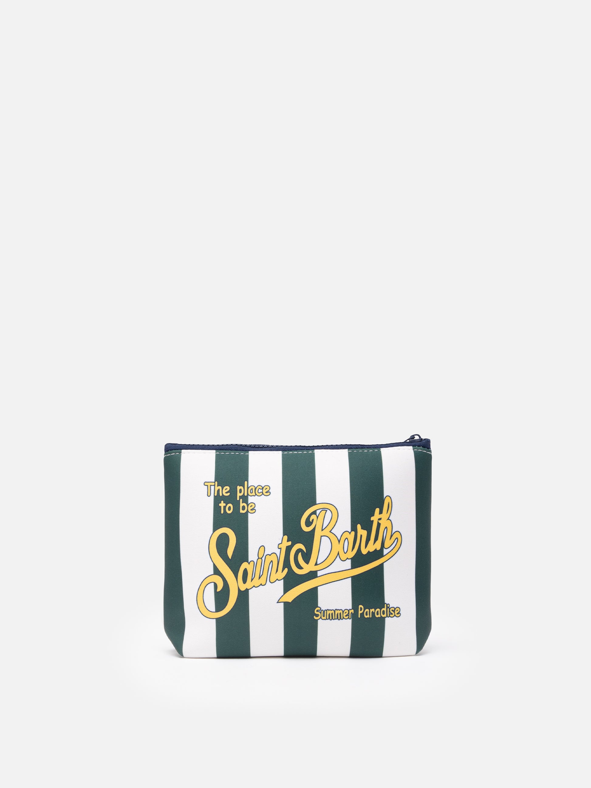 Aline scuba pochette with striped print - MC2 Saint Barth