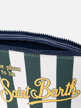 Aline scuba pochette with striped print - MC2 Saint Barth
