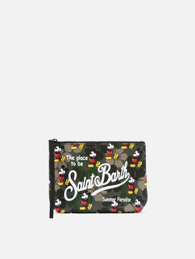 Pochette Aline in scuba con stampa Mickey hibiscus | DISNEY SPECIAL EDITION