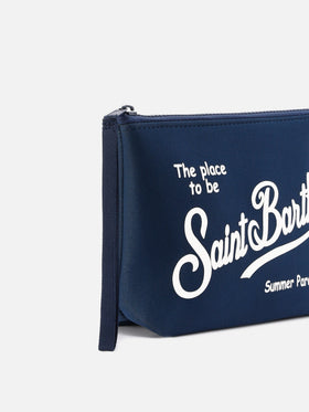 Blue navy Scuba Pochette