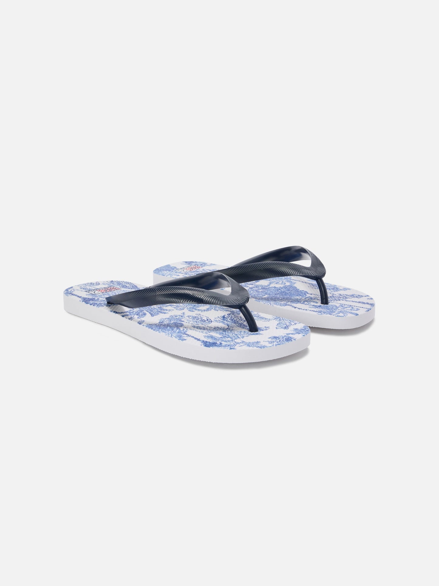 Chanclas slip-on de goma Alma con estampado Toile de Jouy 