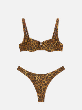 Bikini animalier lurex Amira Naomi 