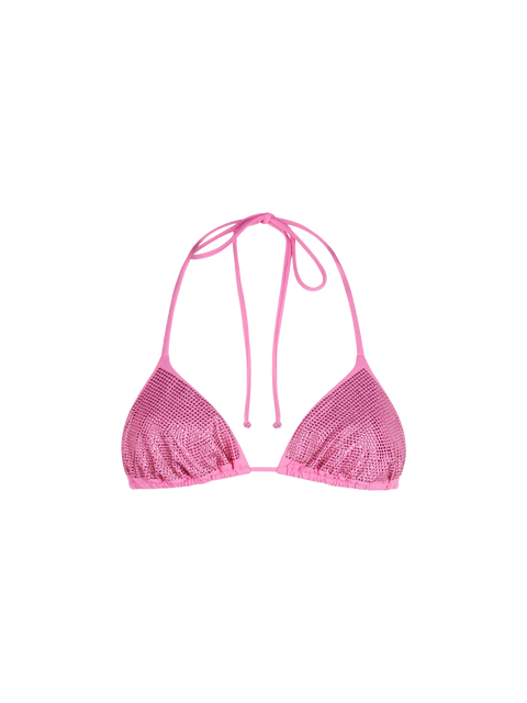 Woman triangle top swimsuit Annabelle with rhinestones - MC2 Saint Barth