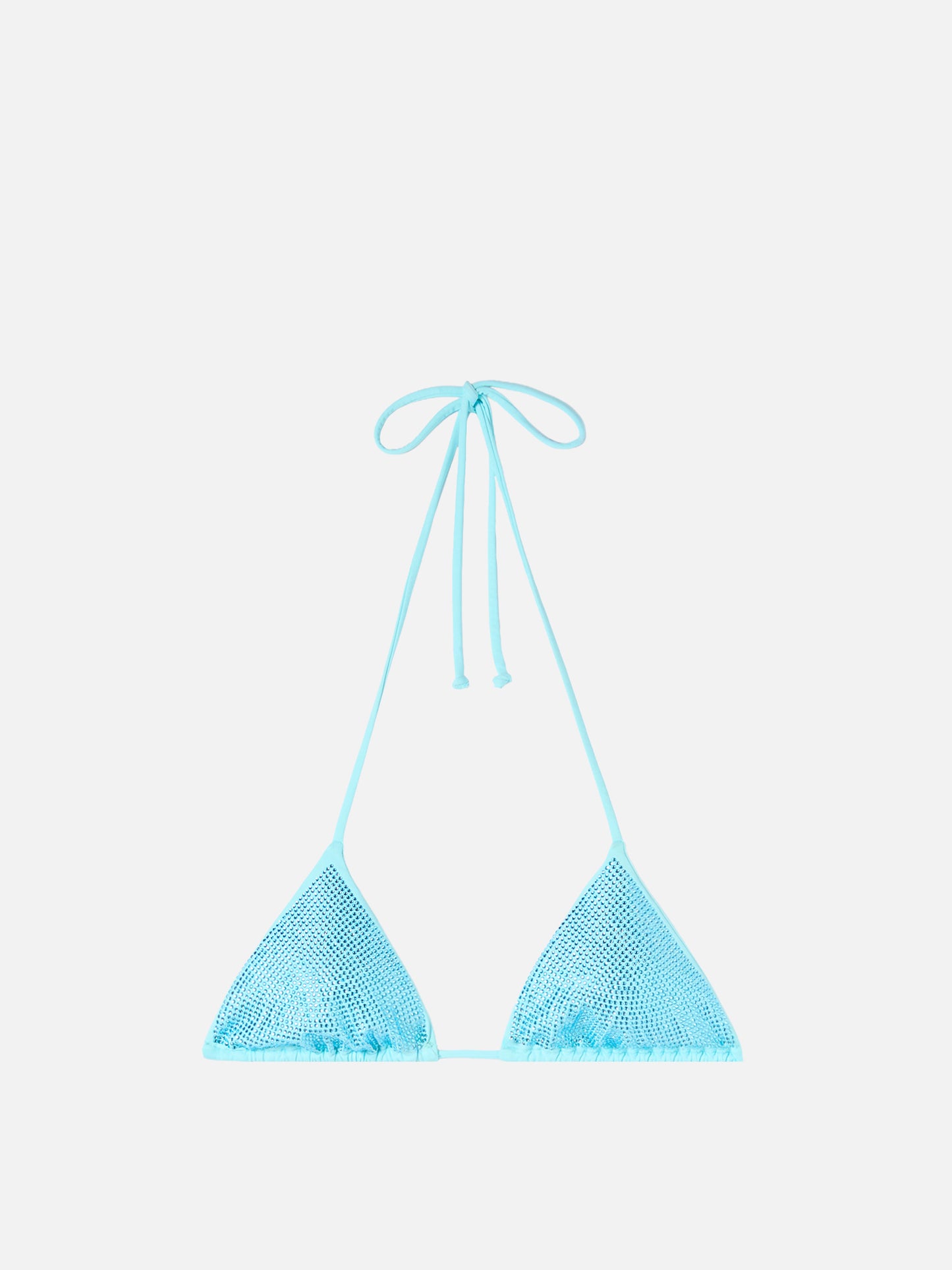 Woman triangle top swimsuit Annabelle with rhinestones