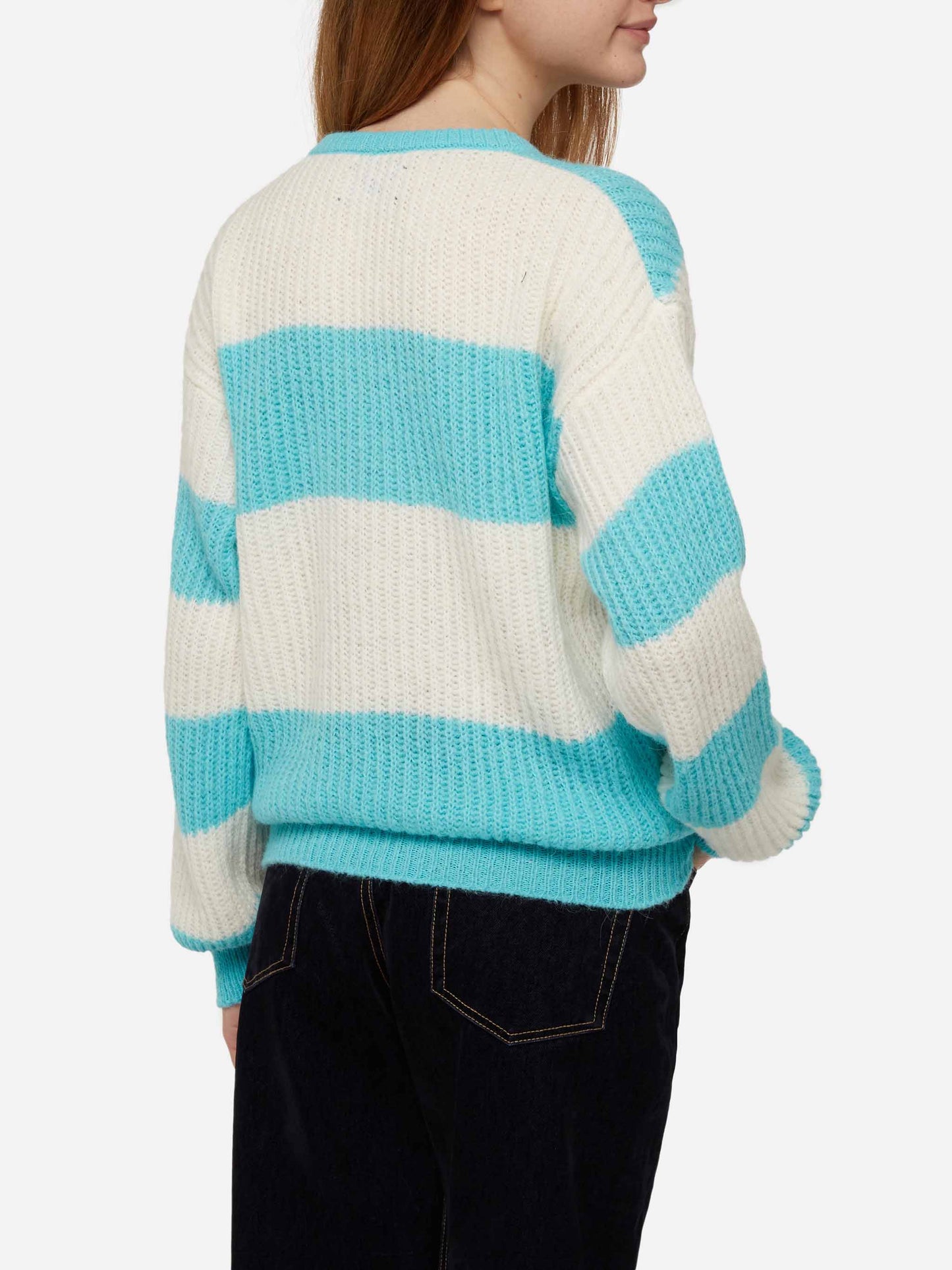 Woman cropped sweater with argyle pattern - MC2 Saint Barth
