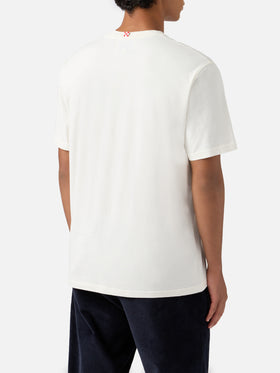 T-shirt Arnott in cotone bianco con ricamo Che Due…