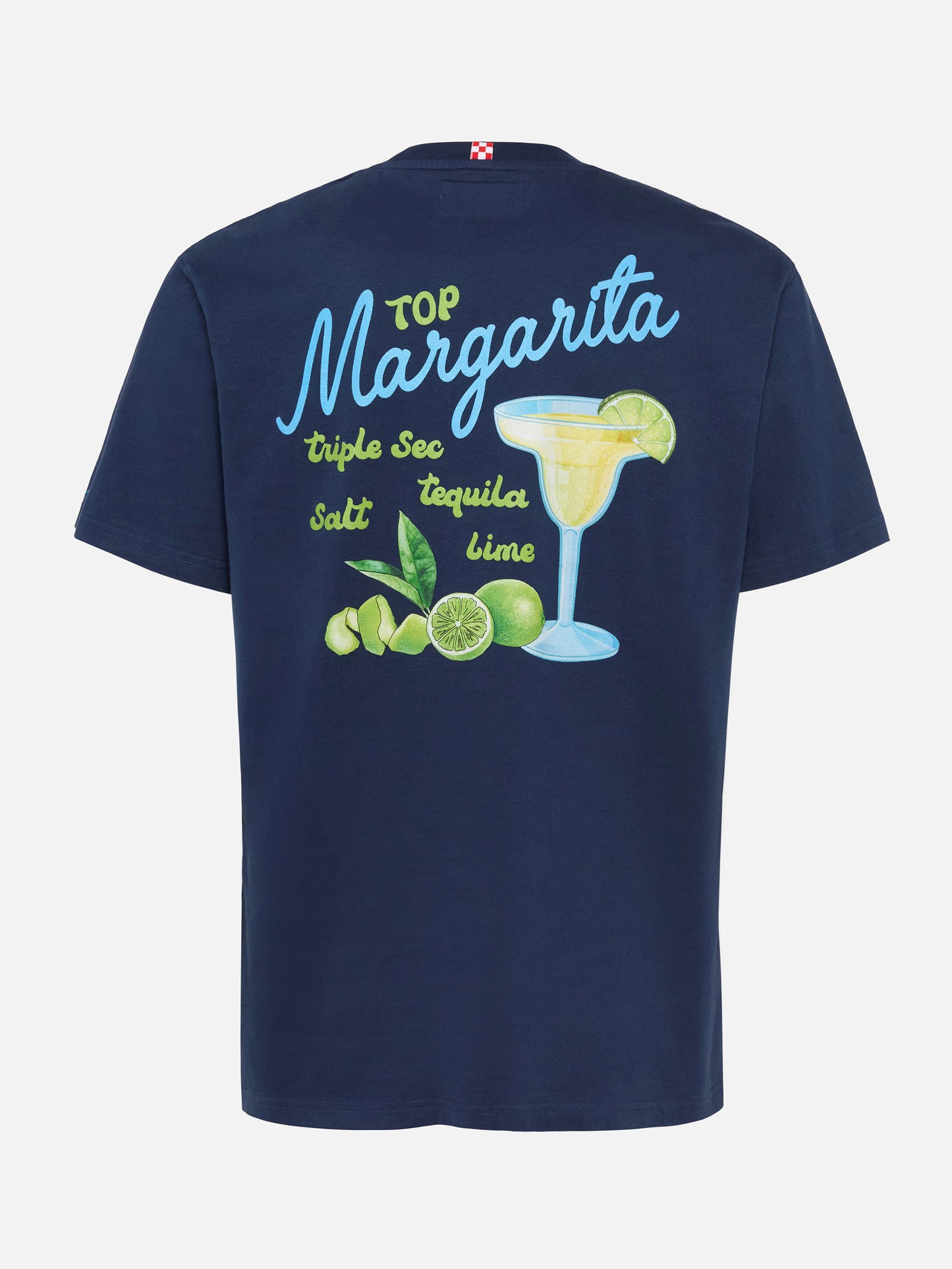 Winter cotton t-shirt Arnott with Margarita print - MC2 Saint Barth