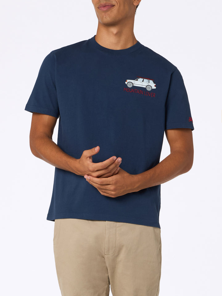 Man heavy cotton t-shirt Arnott with Mountain lover embroidery - MC2 Saint Barth