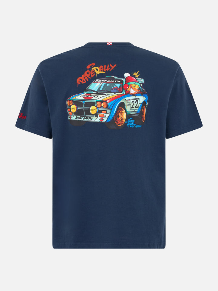 Man heavy cotton t-shirt Arnott with Crypto Paperally print | CRYPTOPUPPETS SPECIAL EDITION - MC2 Saint Barth