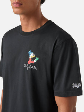 Camiseta de algodón negro Arnott con bordado Only Cash | Special edition 