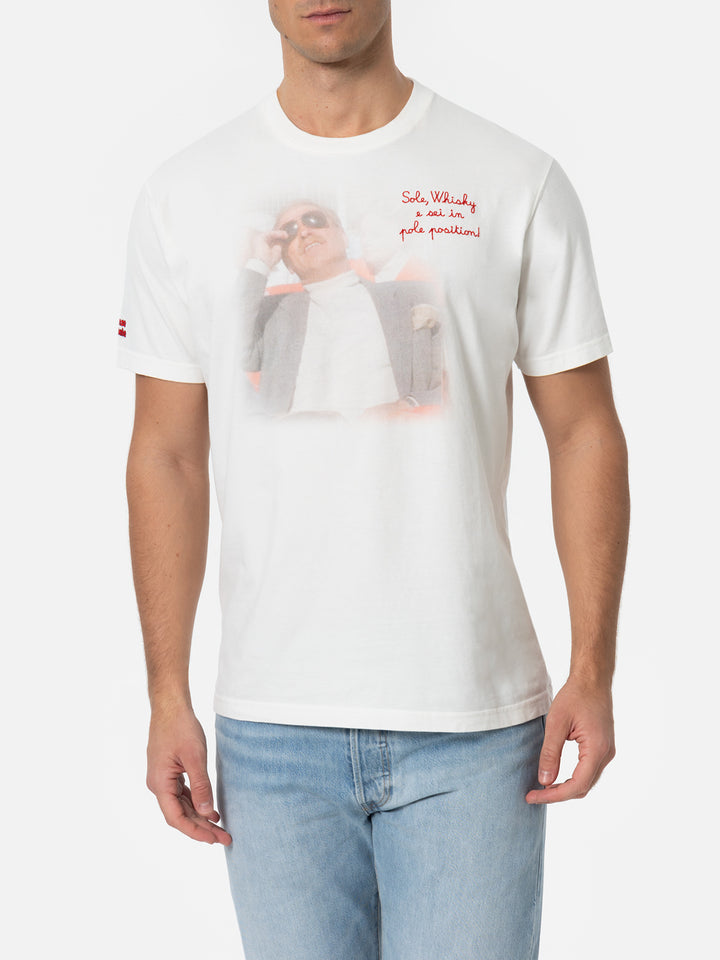 Man t-shirt Arnott with Sole, whisky...embroidery | VACANZE DI NATALE SPECIAL EDITION - MC2 Saint Barth