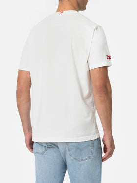 Man t-shirt Arnott with Sole, whisky...embroidery | VACANZE DI NATALE SPECIAL EDITION - MC2 Saint Barth