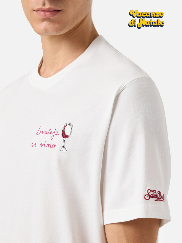 T-shirt Arnott Warm in cotone invernale con ricamo Levateje er vino! | VACANZE DI NATALE SPECIAL EDITION