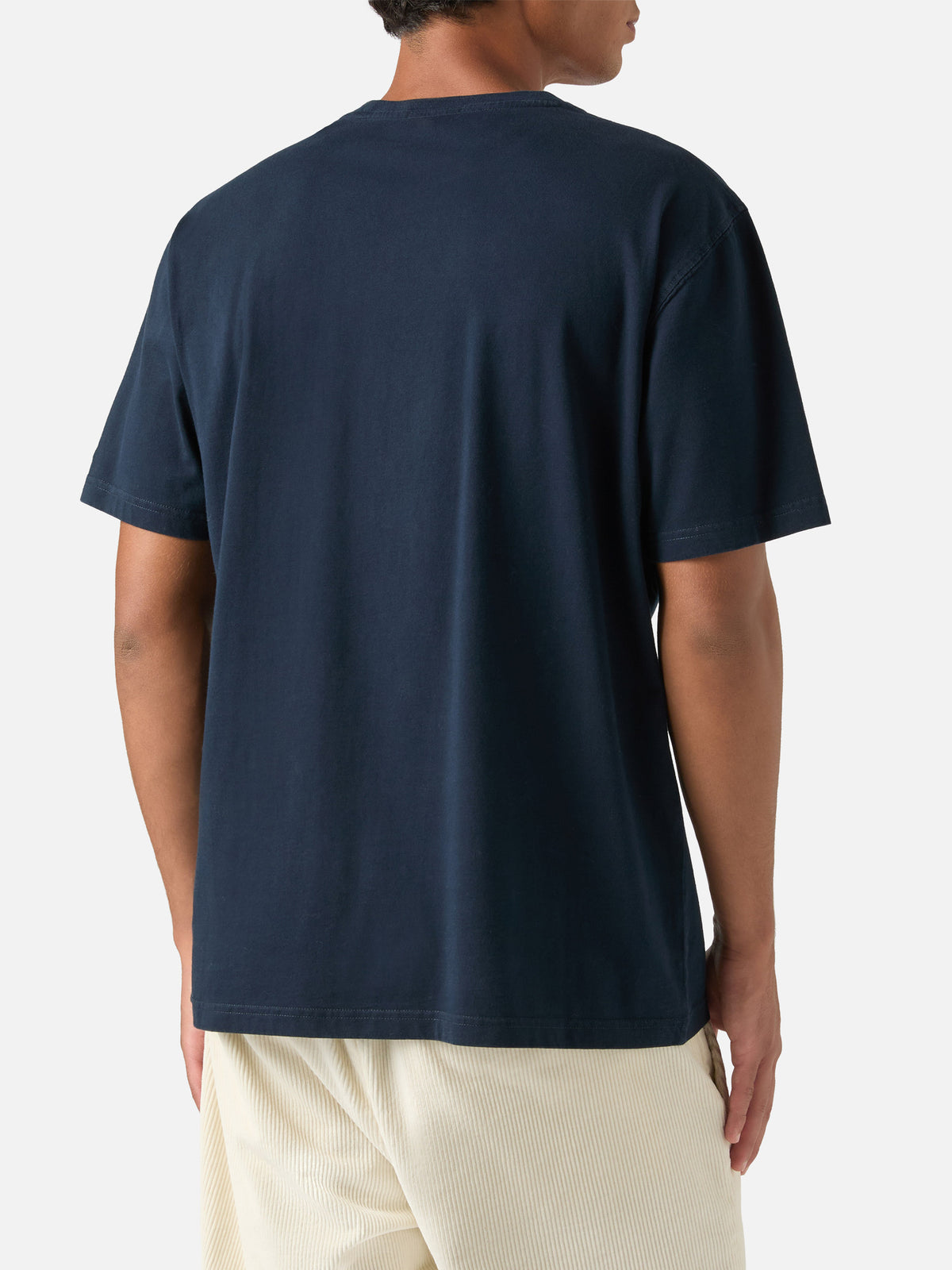T-shirt en coton blue Arnott bleu marine avec monogramme SB Legacy 