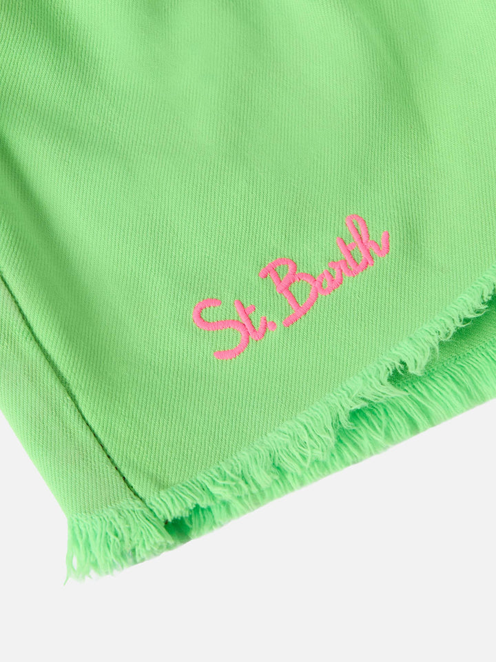 Upcycled denim shorts Arizona Jr with embroideries