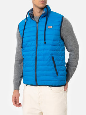 Man bluette padded vest Aspen - MC2 Saint Barth