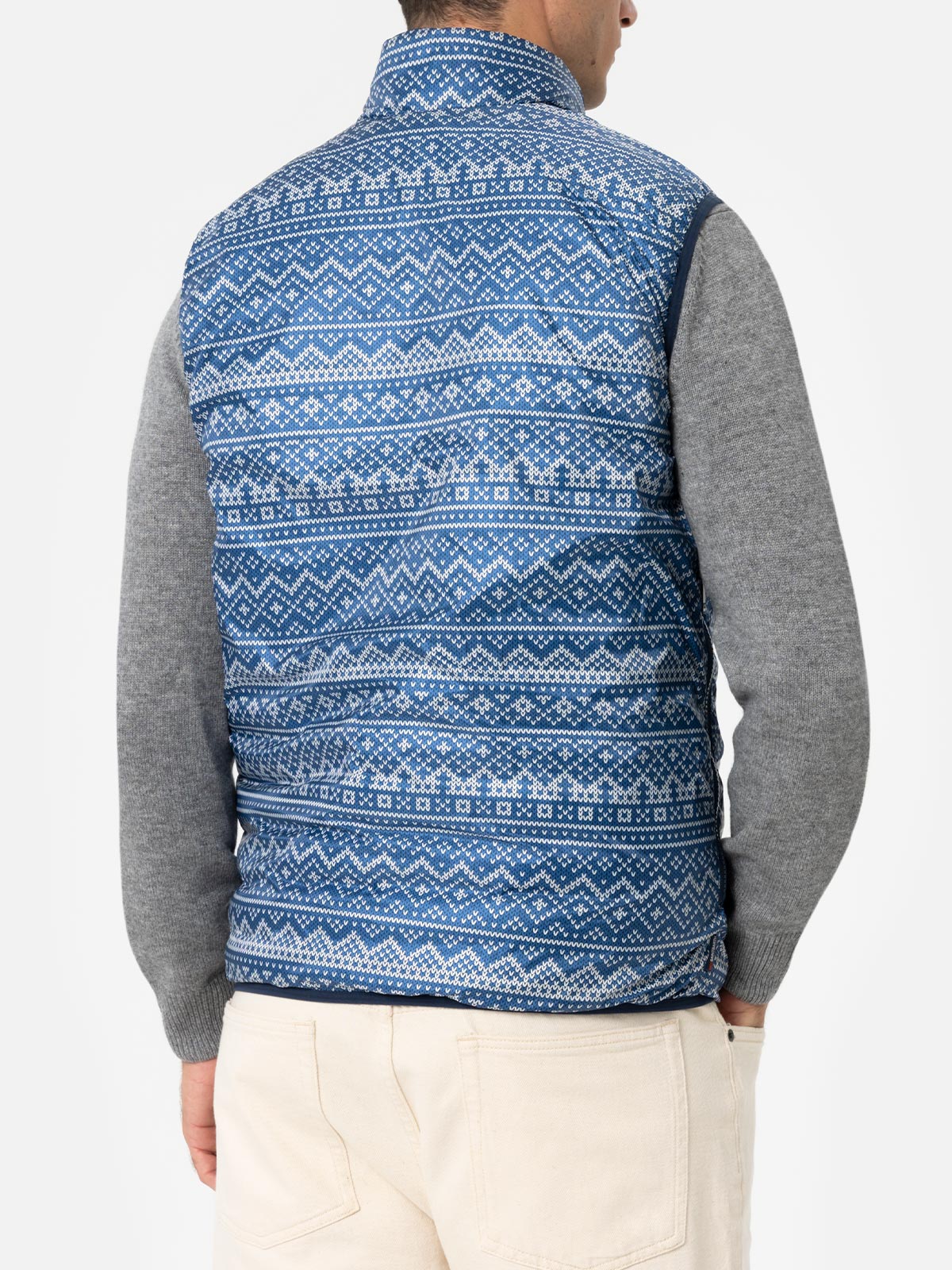 Man bluette padded vest Aspen - MC2 Saint Barth