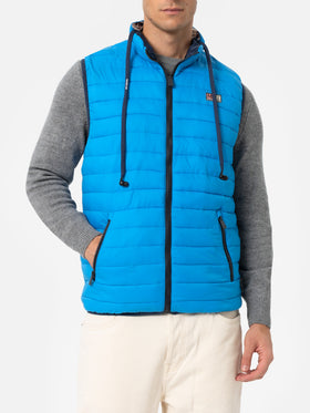 Man bluette padded vest Aspen - MC2 Saint Barth