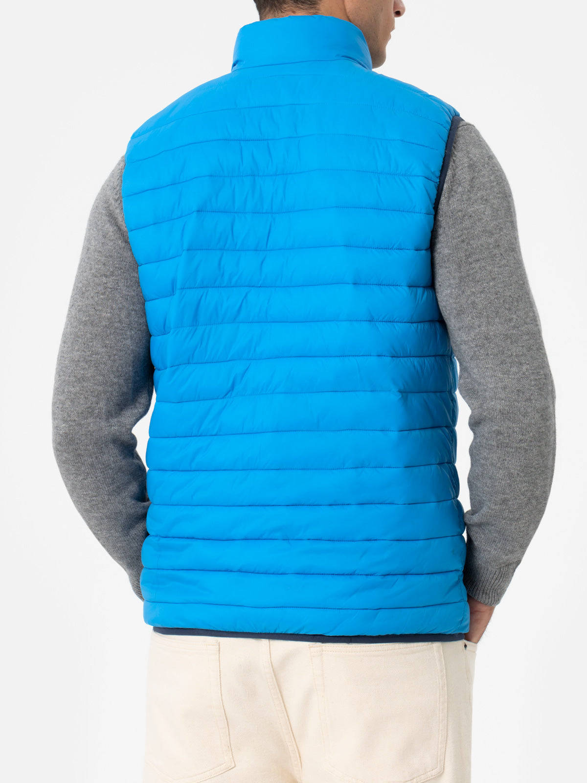 Man bluette padded vest Aspen - MC2 Saint Barth