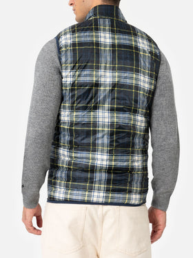 Man navy blue padded vest Aspen - MC2 Saint Barth