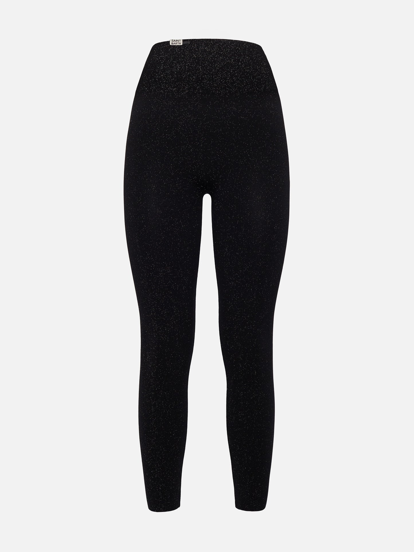 Black lurex legging Avice - MC2 Saint Barth