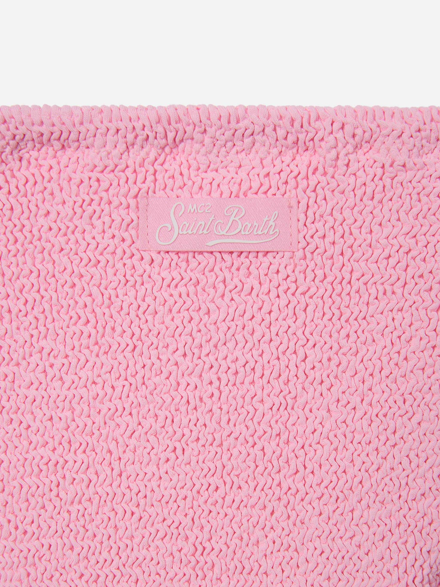 Baker crinkle bikini in light pink