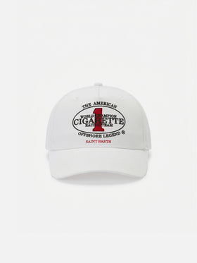 Gorra de béisbol con visera en blanco con bordado Cigarette | CIGARETTE SPECIAL EDITION 