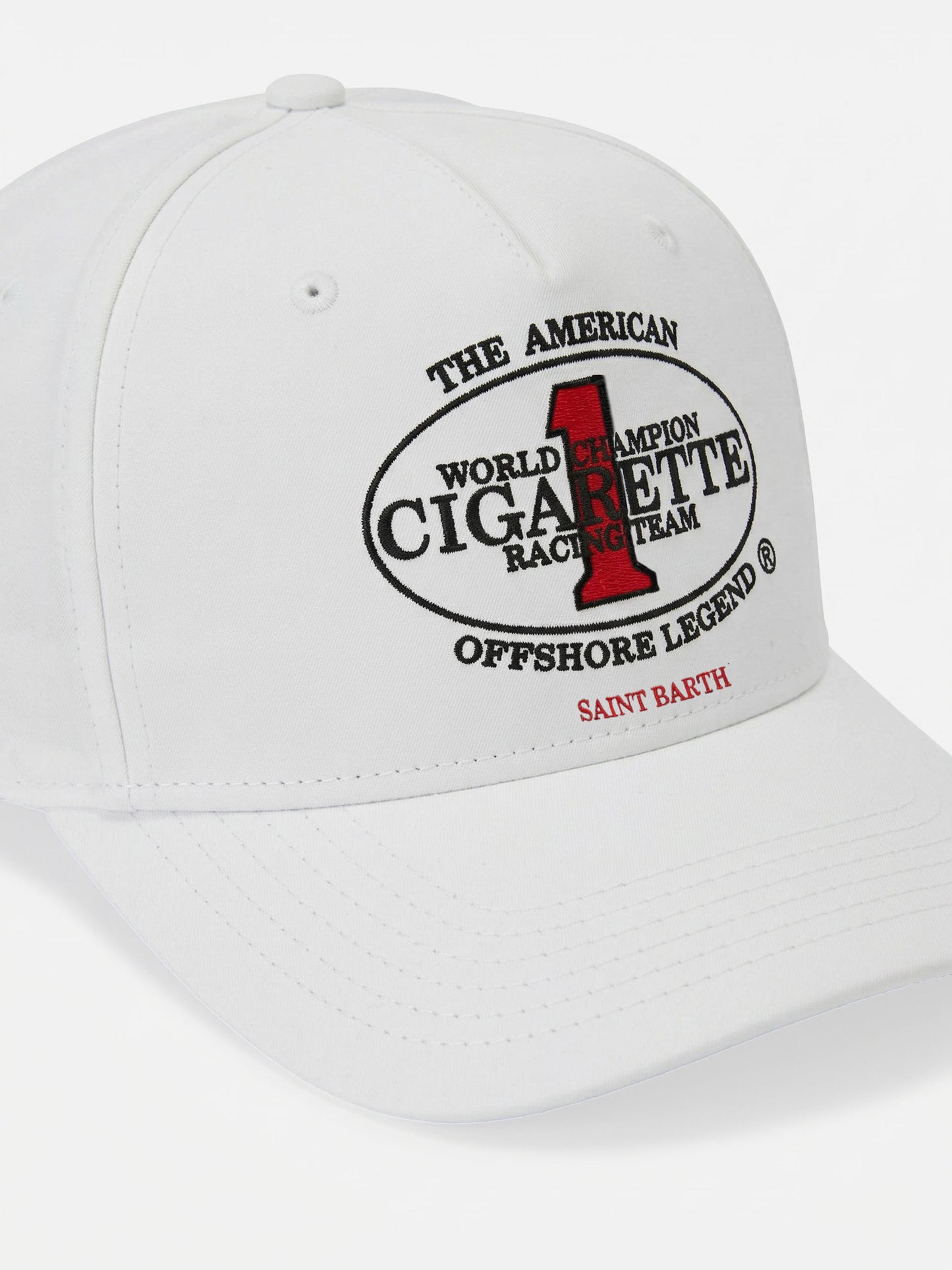Gorra de béisbol con visera en blanco con bordado Cigarette | CIGARETTE SPECIAL EDITION 